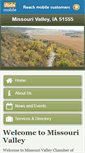 Mobile Screenshot of missourivalleychamber.com