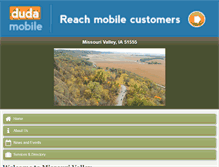 Tablet Screenshot of missourivalleychamber.com